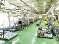 The SEPARE server maintenance center and rows of automatic washing machines