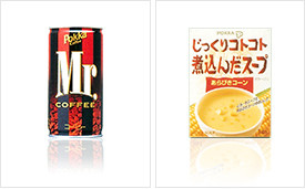 1996 Launched canned coffee manufactured using the deoxidation method Launched Jikkuri Kotokoto soup