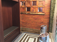 The smoking room at The Beer Hall Lion Ginza on 7-Chome