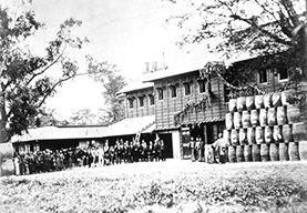 1876 Inauguration ceremony for the Kaitakushi Brewery