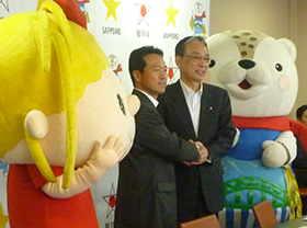 The “Comprehensive Partnership Agreement” with Asahikawa City in July 2011