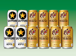 イメージ：ビール詰め合わせセット（350ml缶×12本）