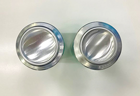 軽量アルミ缶胴の採用