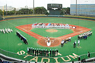 第36回全日本早起き野球大会 開会式(東京都 大田スタジアム)